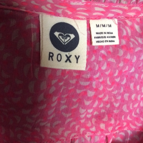 Roxy sheer pink boho top, size M, like new! - Picture 8 of 8